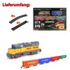 Electric Railway for Children, Locomotive with Trains and Tracks, High