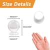 MOROBOR Spherical Acrylic Knobs, 16pcs No Drilling Self-Adhesive Dresser Drawer