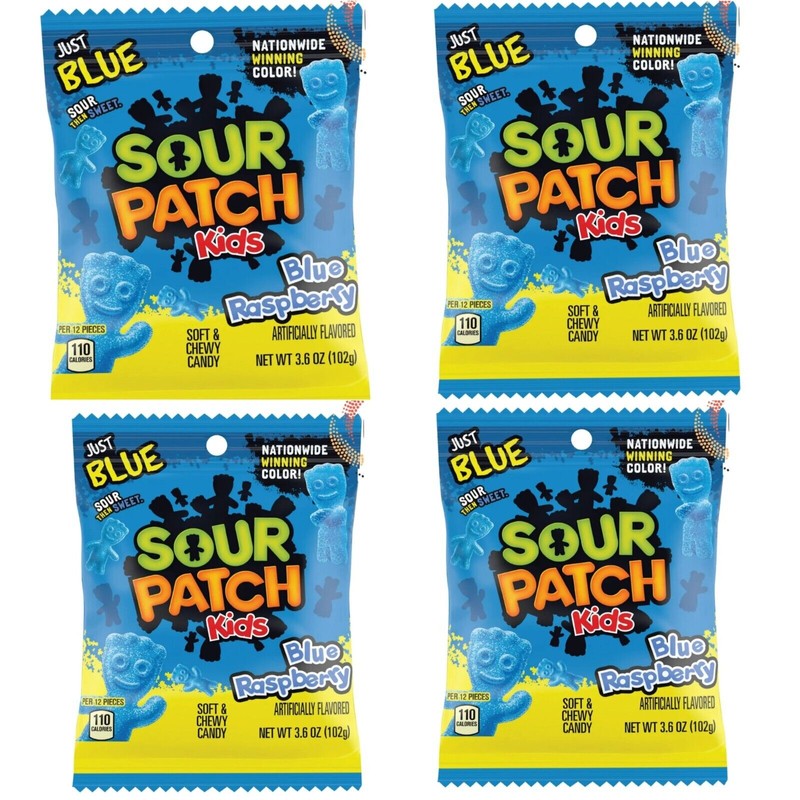 Sour Patch Kids 12 x Bags Sour Patch Kids Blue