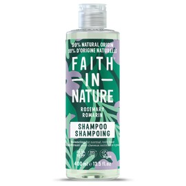 Faith In Nature Natural Rosemary Shampoo, Balancing, Vegan and Cruelty Free, No SLS or Parabens, for Normal to Oily Hair, 400 ml