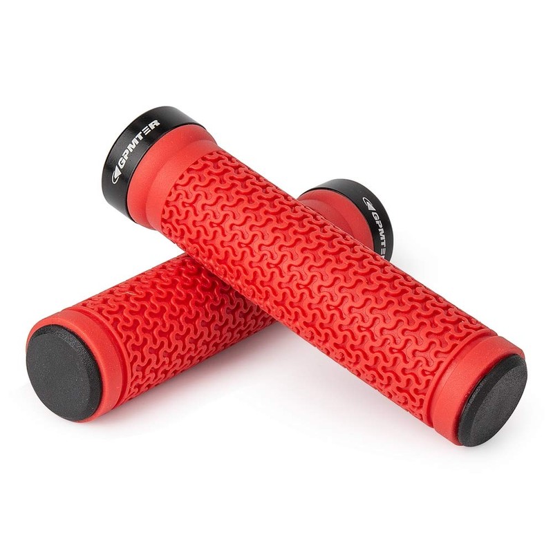 GPMTER Bike Handlebar Grips, Single Lock-on Bicycle Grips Handle Bar