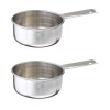 Tablecraft 724c 1/2 Cup Stainless Steel Measuring Cup 2pack