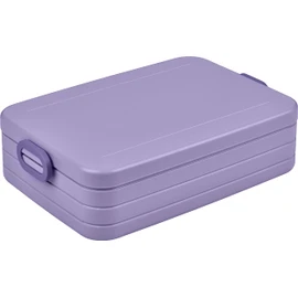 Mepal Large Lunch Box - Lunch Box To Go - Lunch Box for 4 Sandwiches or 8 Slices of Bread - Meal Prep Box - Adult Lunch Box - Food Box with Dividers - Vivid Purple