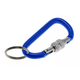 Lucky Line U12401 Locking Carabiner Keychain Asst 1 Per Card