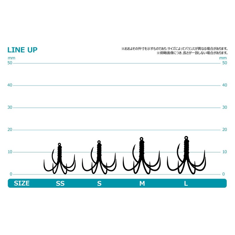 KATSUICHI Ika-tsuru Hook No.2 IS-52 M Fishing Hook