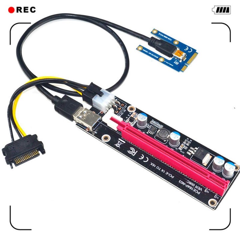 Oewnvmd Mini PCIe to PCI Express 16X Riser for Laptop