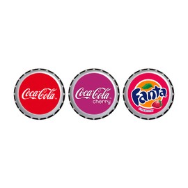 Lip Smacker Lip Smacker Coca Cola Collection - Moisturizing, Soothing Coke Bottle Caps Trio