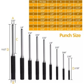 LFSEMINI Premium Gunsmithing Tools - 14pcs Removing Repair Set - Gun Block - Hammer