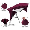 Newthinking 6FT Stretch Tablecloth for Craft, Spandex Stretch Table Cloth,