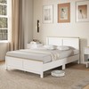 HOMCOM Full Size Bed Frame with Headboard and Footboard, Full