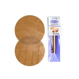 Bake-O-Glide Multigrade Sponge Tin Liners, 2 Pack of Pre-Cut Circles, 10" / 250mm, Brown