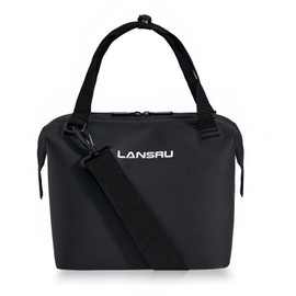 Lansru Mini Soft Cooler Bag | TPU Insulated Bag for Lunch Box | 16-Hour Cooling Outdoors Camping Bag | Waterproof Portable | 10-Can 5 Liters