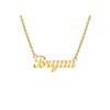 Ldurian Custom Name Necklace, Brynn Name Plate Pendant Necklace Pre