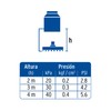 Foset Aqua R-404M Regadera cuadrada 6" acabado negro mate con