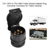 Trailer Plug Converter, 12 V 13 Pin to 7 Pin