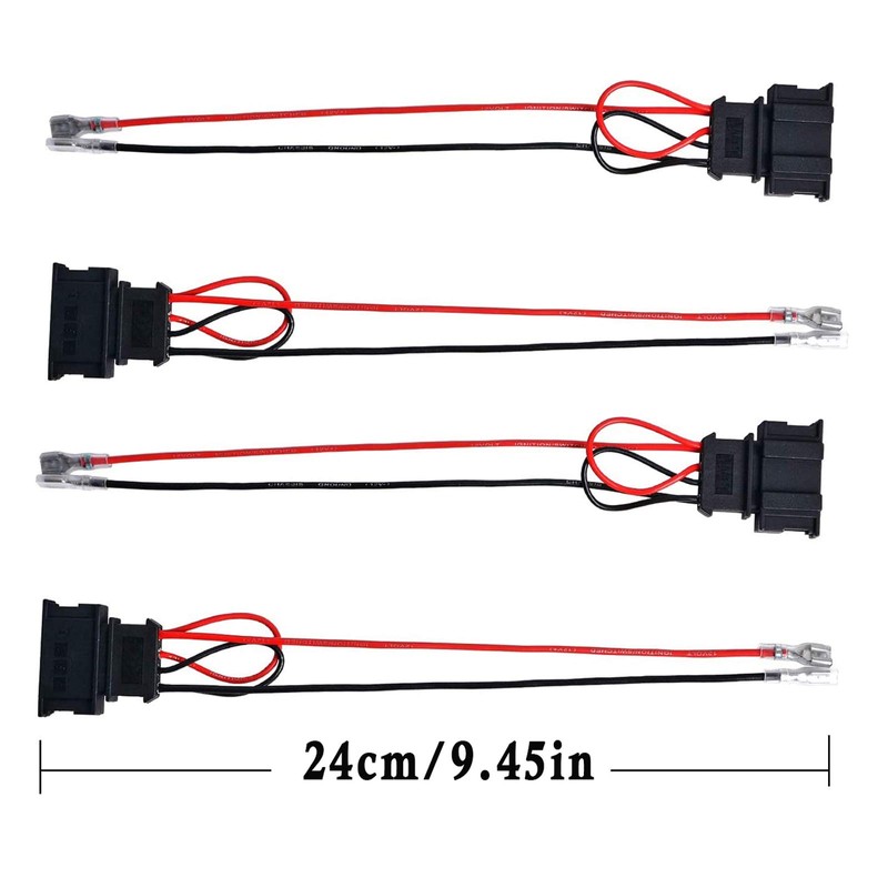 Danbojit 4 Pack Speaker Wiring Harness Replacement for Volkswagen Golf