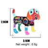 DOWAY Cartoon Cute Beagle Dog Enamel Lapel Pins Brooch, Backpacks