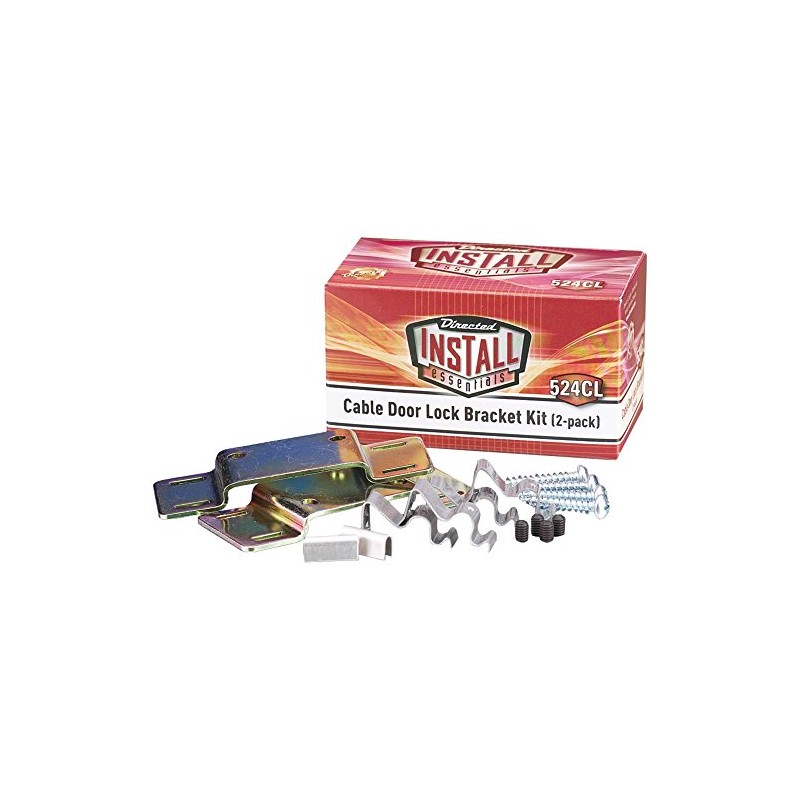 Install Essentials 524CL Cabled Door Bracket Kit - 2 Pack