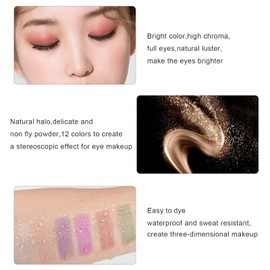 24 Colors Glitter Eyeshadow Stick Colorful Set, Waterproof Eye Shadow Pencil, Eye shadow Stick Pen Makeup Set, Waterproof & Long Lasting Starter Eyeshadow Stick Sets