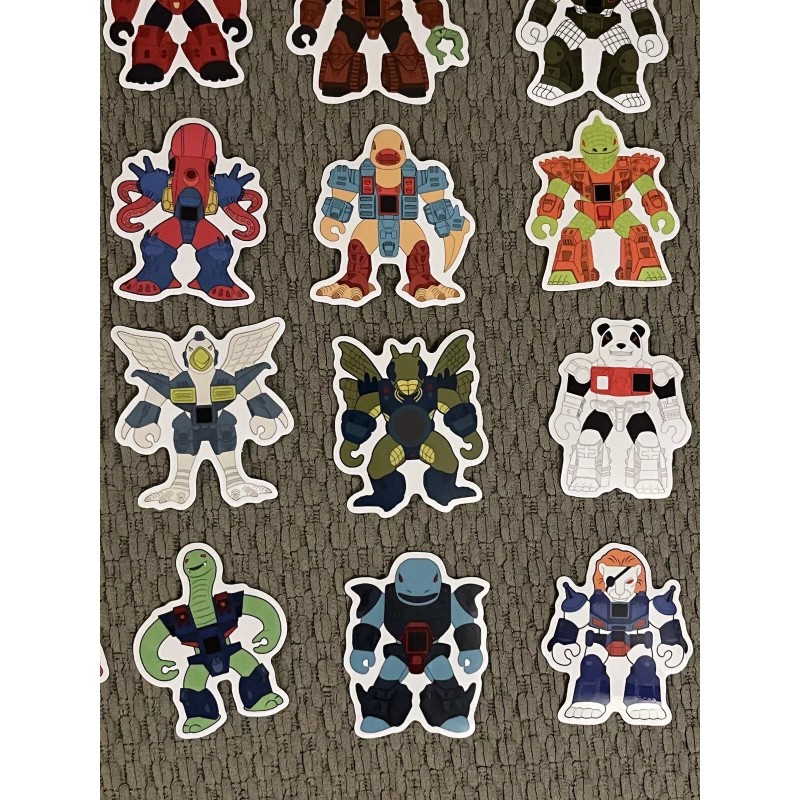 Unbranded Battle Beasts Custom Vinyl stickers Hasbro - 2.5” Beast