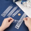BENECREAT Acrylic Weaving Needles, 1.5/2/ 2.5/ 3cm Clear Knitting Board