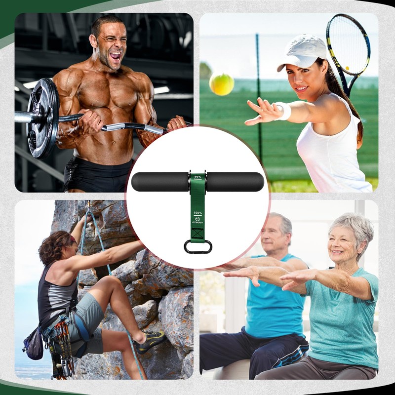 FitBeast Forearm Strengthener & Forearm Exerciser, Wrist Roller with Thicker