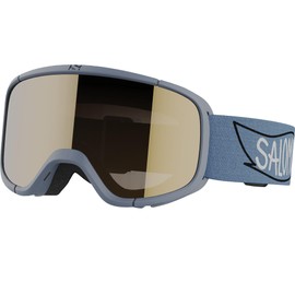 Salomon Rio Kids Goggles Ski Snowboarding, Kid-friendly fit and comfort, More eye comfort, and Durability, Blue, One Size