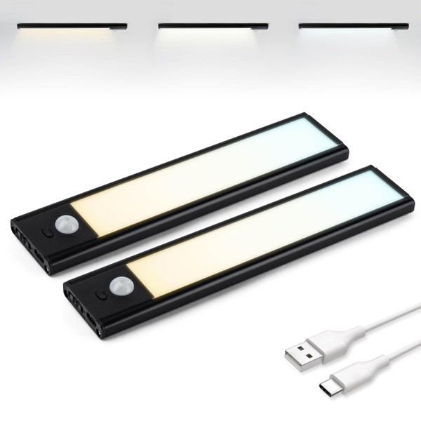 Brendz Cabinet Light with Motion Sensor, Wardrobe Lighting, 2 x