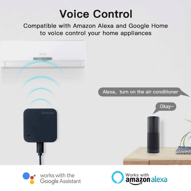 Panamalar Smart IR Remote Control for IR & RF Devices,