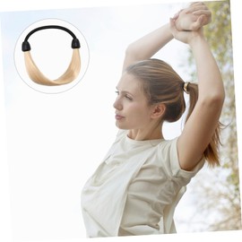 FRCOLOR 6pcs Wig Elastic Hair Band Wig Holder Wig Hair Scrunchies Women Headdress Ouchless Hair Ties Elastic Rubber Band for Hair Tiara for Girls Hair Bands Christmas Miss Plastic Ponytail