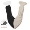 Sibba 4 Pairs Women Cropable High Heel Insoles Anti-Slip Cushion