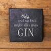 Slate Coasters Give Your Life a Gin – Set of