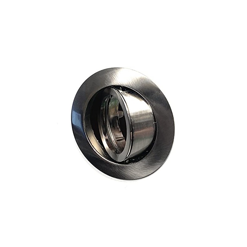 RUTEC Aluminium Die-Cast Recessed Spotlight ALU5537 Brushed Iron 30° Swivelling