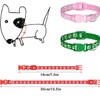 Chenkaiyang 12 Pack Puppy Collars for Litter, Adjustable Puppy ID