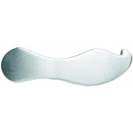Ibili Orangenschäler 10 cm aus Edelstahl, silber, 10 x 5 x 2 cm