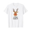 Rudolph with the Red Nose Reindeer Rudolf Christmas T-Shirt, White