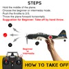 VOLANTEXRC RC Plane 2.4Ghz 4CH 400mm Remote Control Airplane Ready
