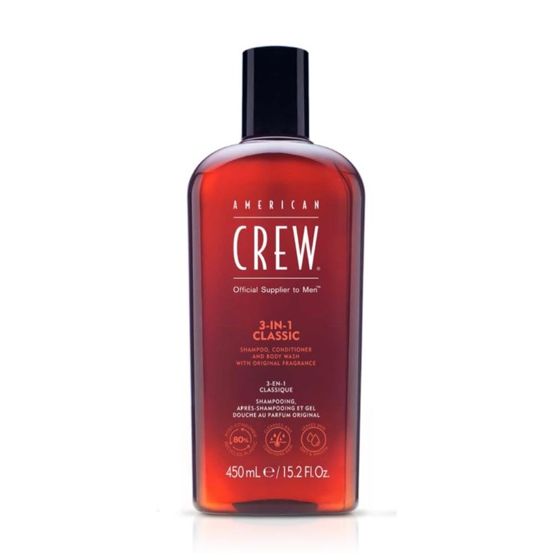 American Crew Shampoo Classic 3 In 1, 450 Ml