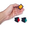 GOLDMAN SERVICE | Set of 3 DPST Bipolar Rocker Switches
