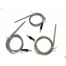 DA-Probes New 3 Pack Meat Probes - Cappec, iGrill iGrill2, iGrill3, iGrill Mini, Thermopro