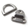 10mm Folding Pad Eye 316 Stainless Steel Lashing Ring Heavy