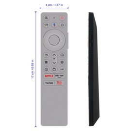 Replacement Voice Remote Control Suitable for TCL Mini LED TV RC933-FUB1 Q10B C755 C855 X955 85X955 95X955 115X955-MAX 85Q10BX1 65C755 85C755 65C855 85C855 85C855 5C8555 98C855 98C755