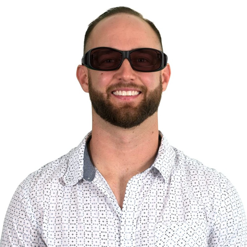 TheraSpecs Original WearOver FL-Sun Sunglasses for Light Sensitivity