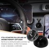 ZNDAW Joystick Car Push Start Button Cover, Metal Car Starter