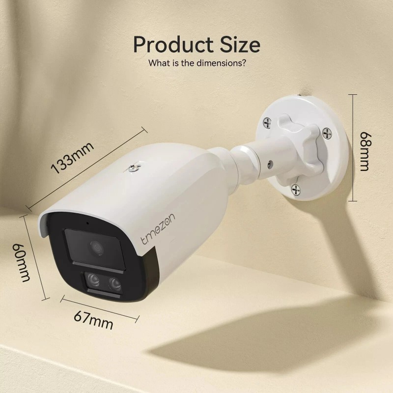 TMEZON 1080P CCTV Home Smart Security Camera Outdoor IR Night
