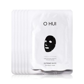 (eTV) O HUI Extreme White 3D Black Mask Pack 6 sheets single option / (eTV) 오휘 익스트림 화이트 3D 블랙 마스크팩 6매 단일옵션