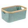 Foldable Bamboo Laundry Hamper without Lid - Decor Essentials for