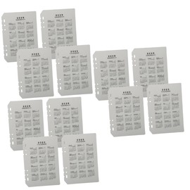 Operitacx 3 Sätze Kalenderteiler Einsteckbare Trennwände Notizen Tagesplaner-notizbuch Notebook Zubehör Das Notebook Praktische Ordnerteiler Buchversorgung Plastik Weiß 4 Stück * 3