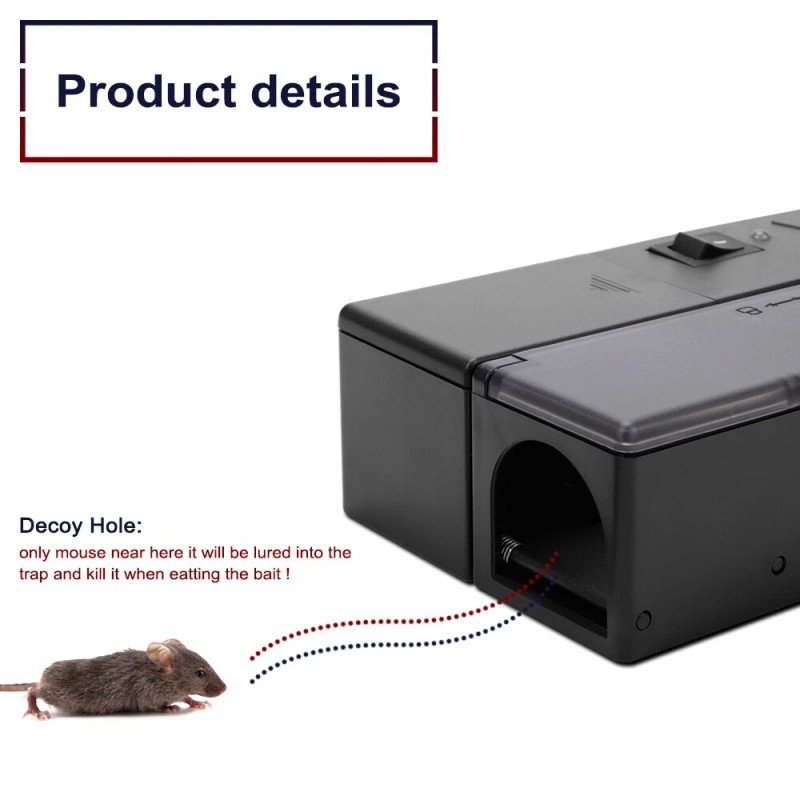 Oozmas Electronic Mouse Trap Mice Killer Pest Victor Control Electric