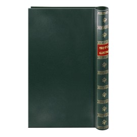 Spiral Bound Photo Album 300 Bi-Directional Memo Pockets Hold 4x6 Photos, Hunter Green